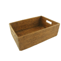 Rect. basket w/ handles