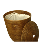 Laundry basket Olive cotton