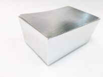 Turndown treat box - Silver 11x7x17cm